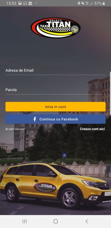 Aplicatie Mobile Android & iOS pentru Comenzi Taxi - TAXI TITAN